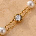 Pearl Bracelet for Women | 18K Gold Plated Jewellery