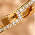 Luxe Pavé Gold Kada for Women | Anti-Tarnish Bangle