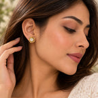 Oval Pearl Drop Earrings for Women | Anti-Tarnish | ZELVÉE (Copy)