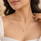 Women's Heart Pendant Necklace | Gold-Tone Crystal