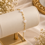 Heart Pearl Bracelet for Women | ZELVÉE
