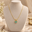 Blue Ocean Wave Pendant Necklace for Women